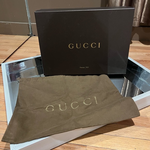 ✨AUTHENTIC✨ Large GUCCI blue python shoulder bag - Picture 9 of 9